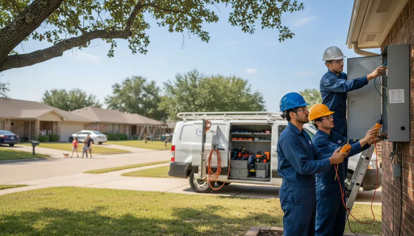 Certified electrician providing emergency electrical services in Porterville, MS